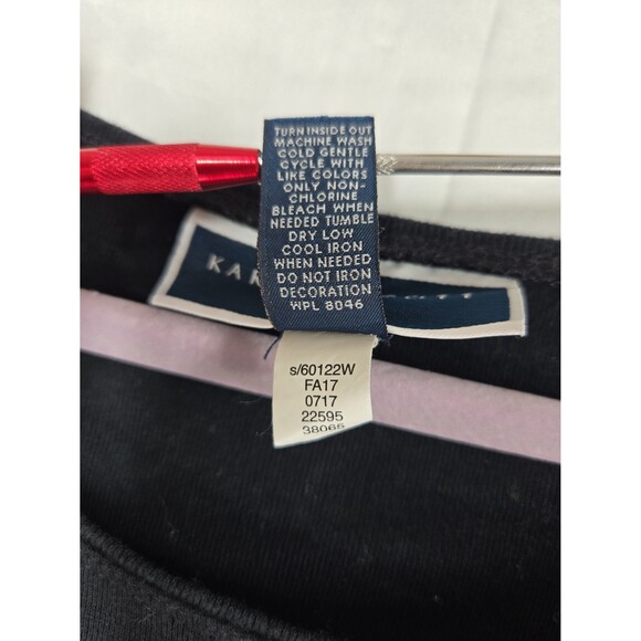 Karen Scott Plus 2X Shirt Autumn Harvest Bicycle Pumpkins Top Gold Bling Sparkle - Picture 7 of 12